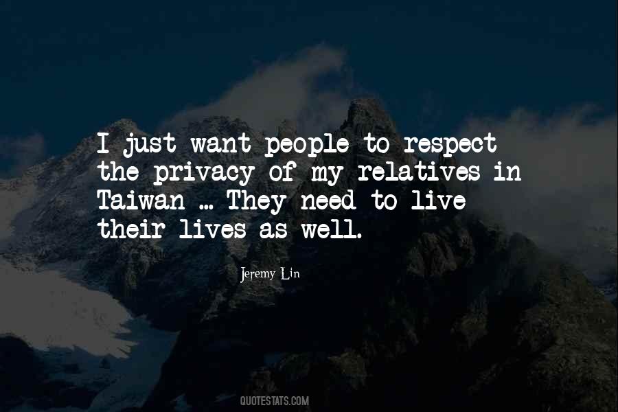 Need Respect Quotes #44736