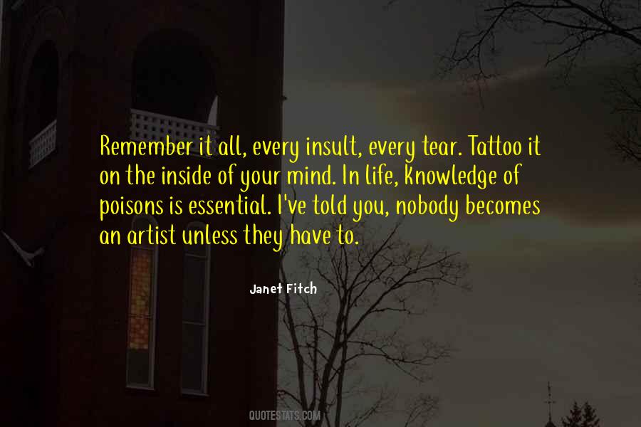 Poison In Your Life Quotes #12142
