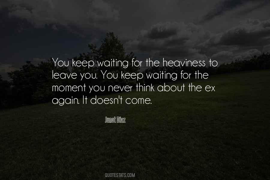 Never Leave You Again Quotes #225991