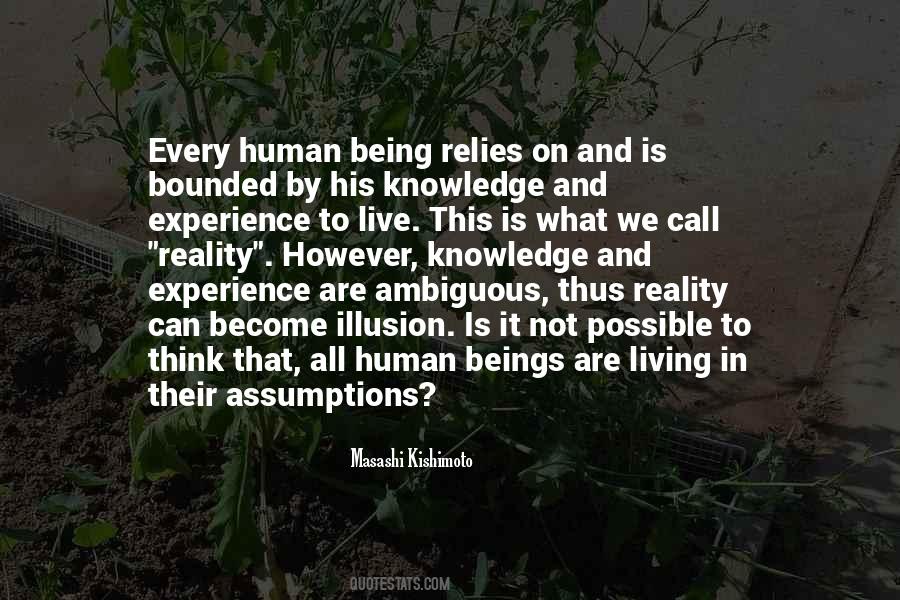 Quotes About Human Reality #319865