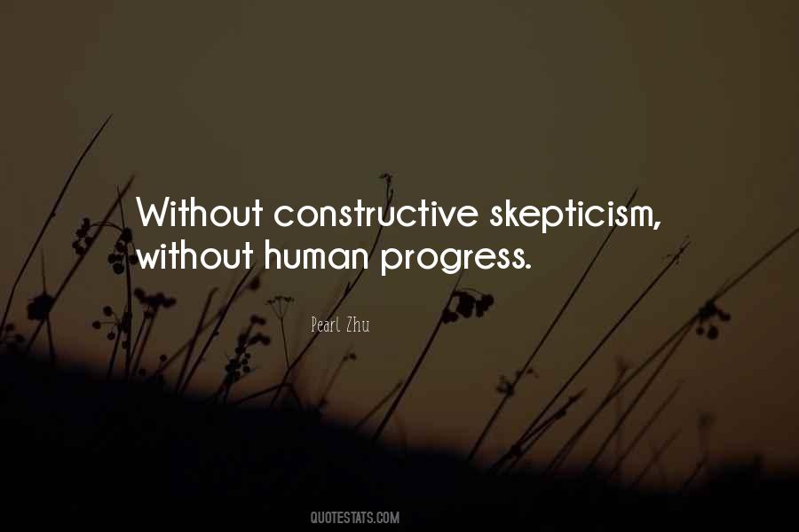 Quotes About Human Progress #1331538