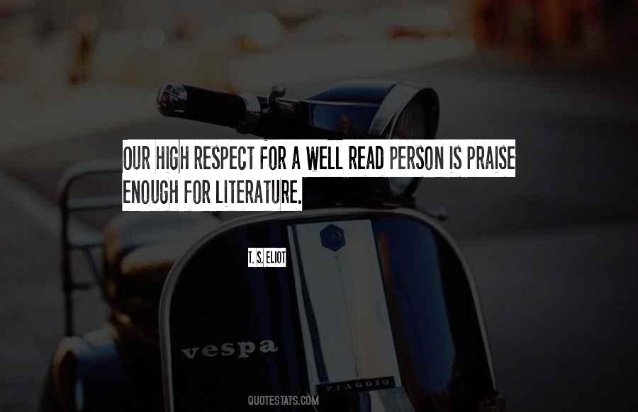 Respect For A Person Quotes #567244