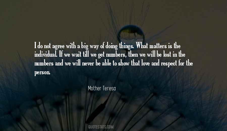 Respect For A Person Quotes #85646