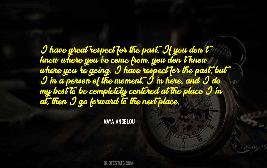 Respect For A Person Quotes #86067