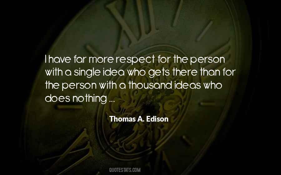 Respect For A Person Quotes #917892