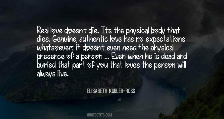 A Genuine Love Quotes #763217