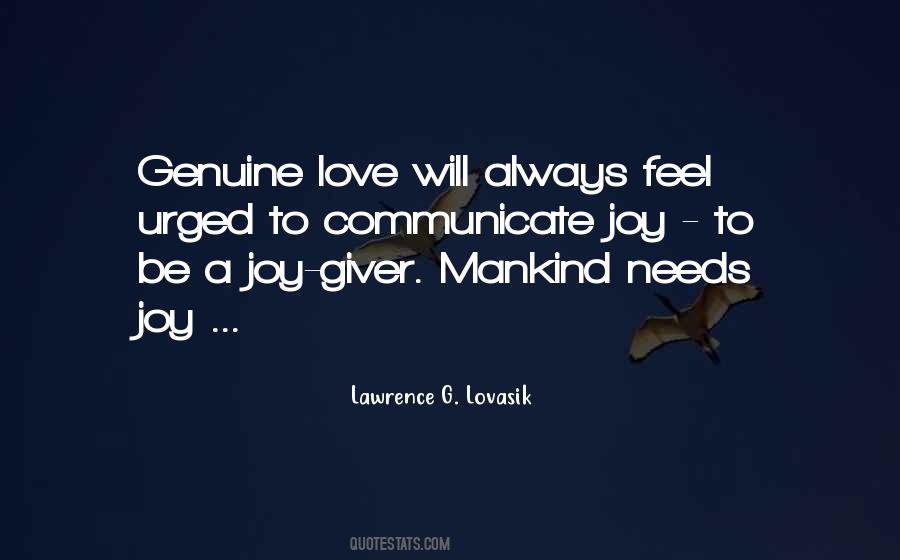 A Genuine Love Quotes #927075