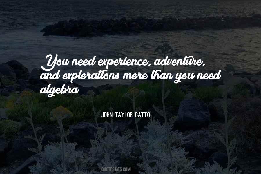 Experience And Adventure Quotes #1347748