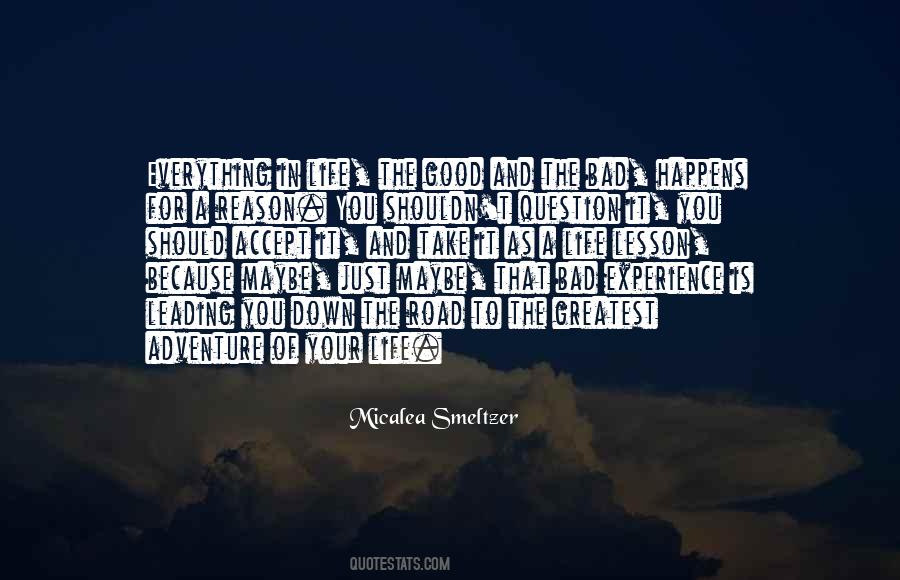 Experience And Adventure Quotes #1711012