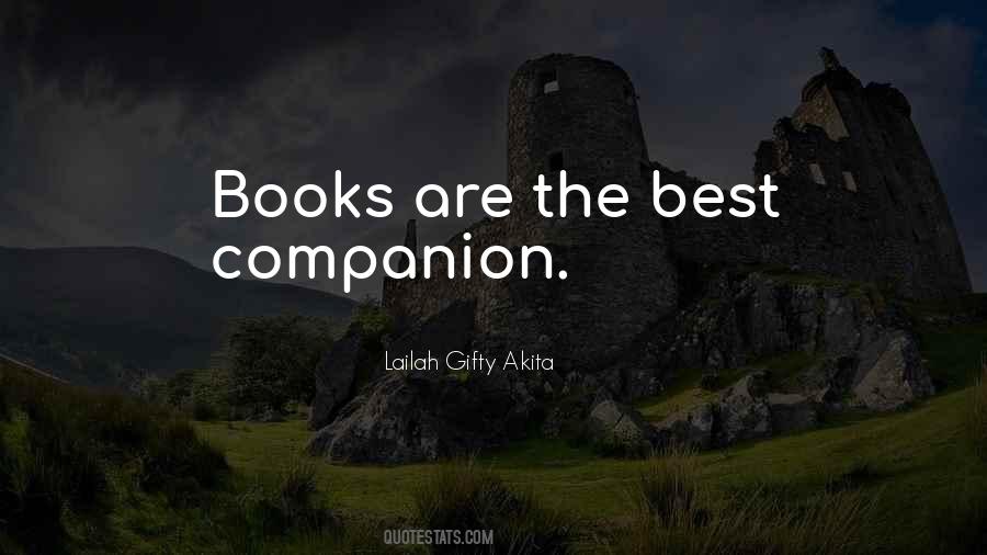 Books Are The Best Companion Quotes #282300