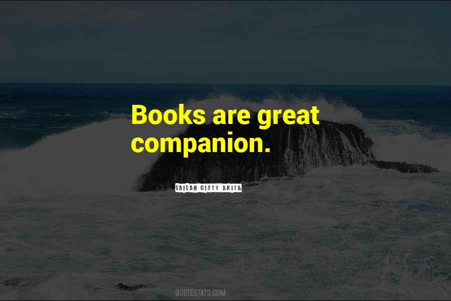 Books Are The Best Companion Quotes #61887