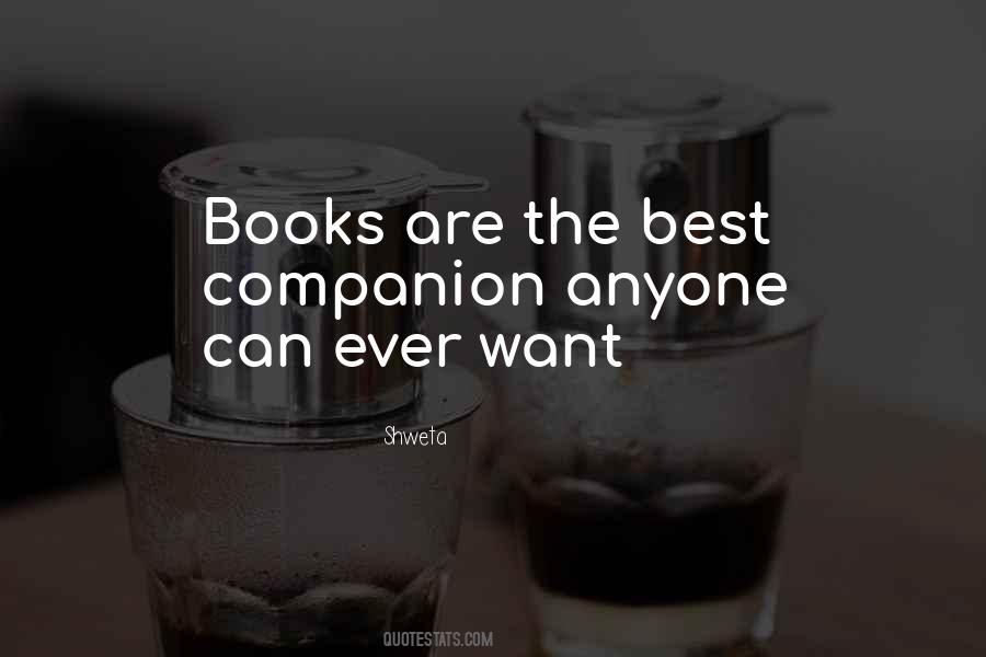 Books Are The Best Companion Quotes #767634