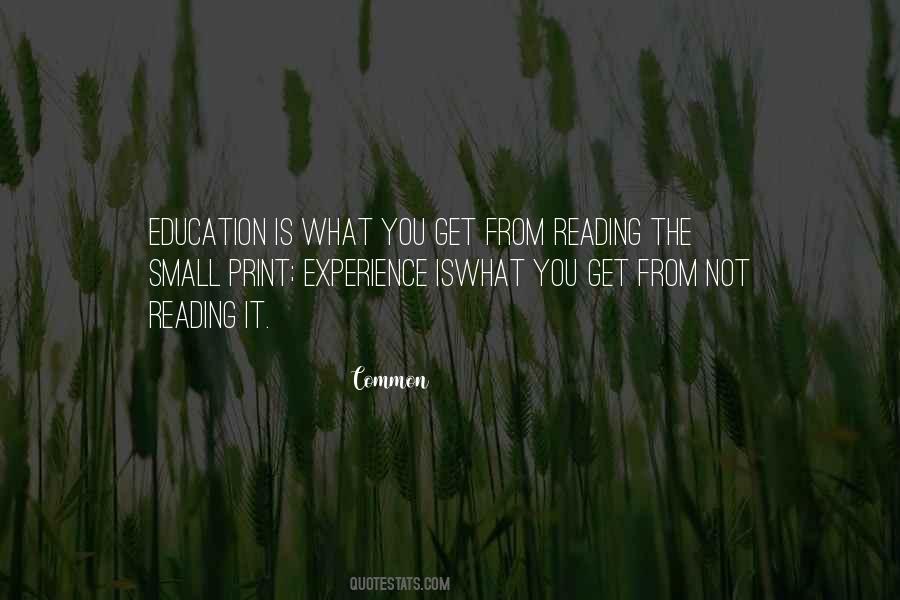 Experience Is The Best Education Quotes #66690