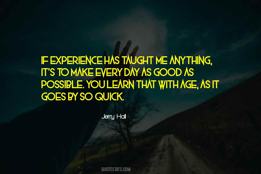 Experience Learn Quotes #236810