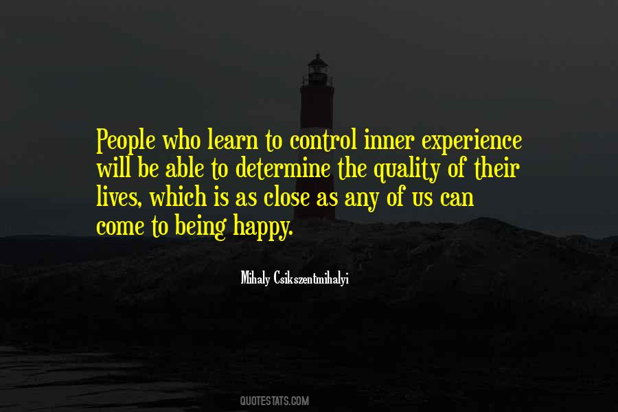 Experience Learn Quotes #320436