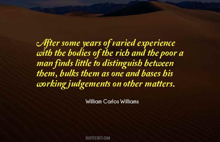 Experience Matters Quotes #1203269