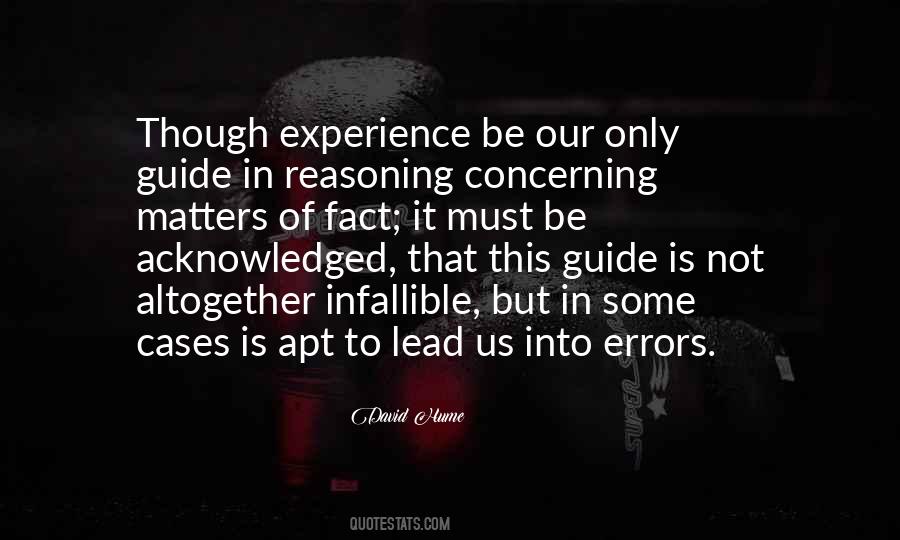 Experience Matters Quotes #1207612