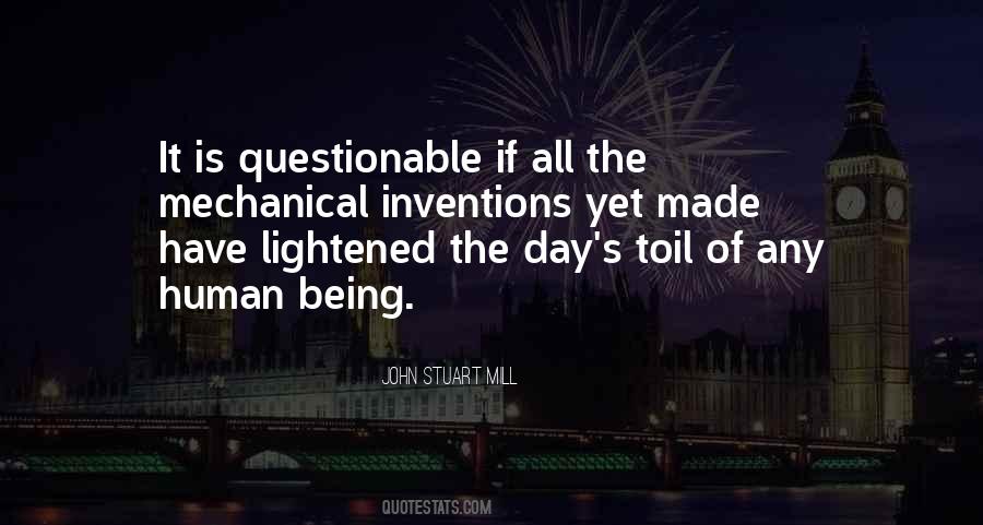 Quotes About Human Inventions #43189