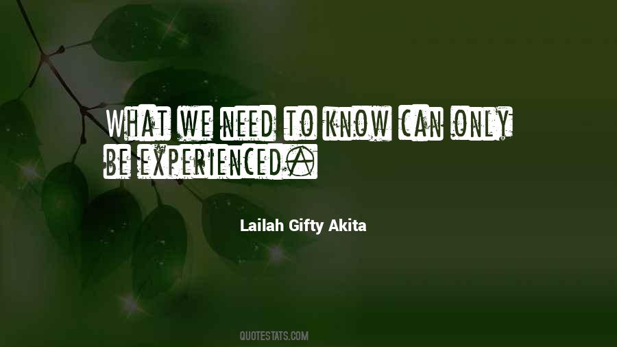 Experienced Quotes #1847206