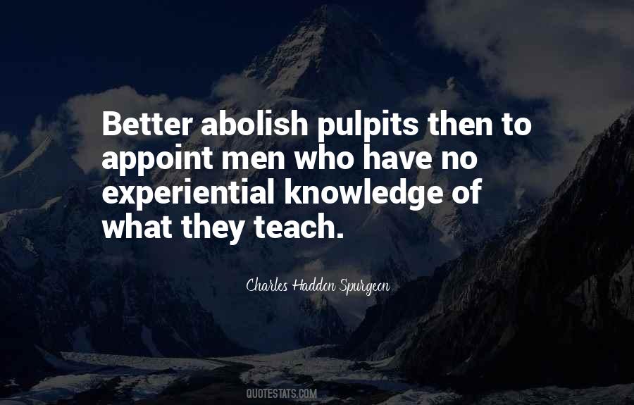 Experiential Knowledge Quotes #689308