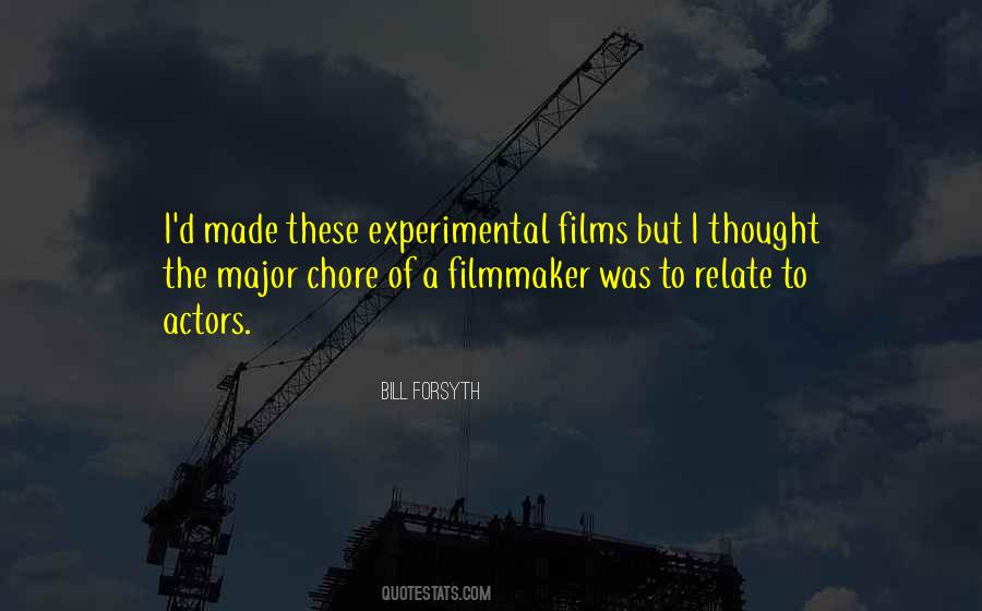 Experimental Filmmaker Quotes #900416