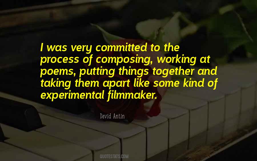 Experimental Filmmaker Quotes #97516