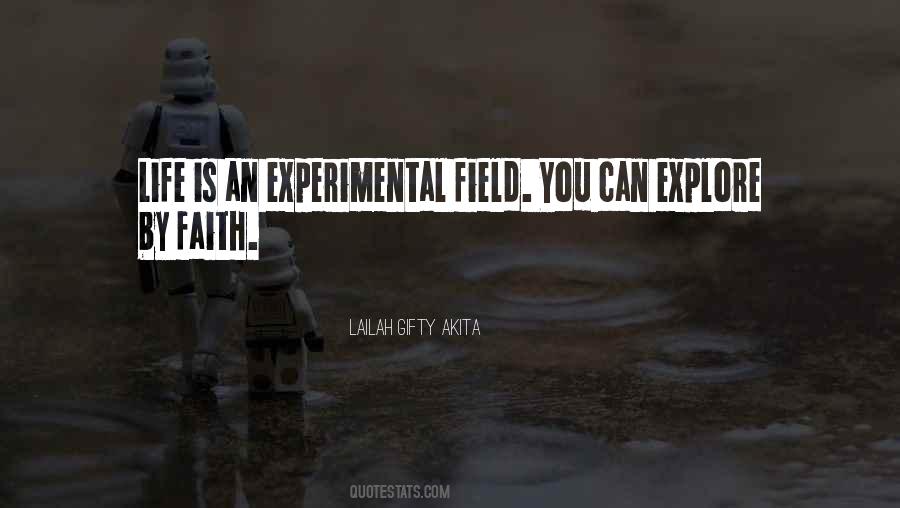 Experimental Life Quotes #787119