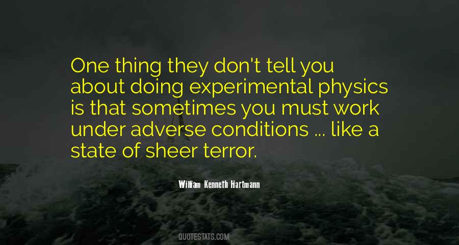 Experimental Science Quotes #1133399