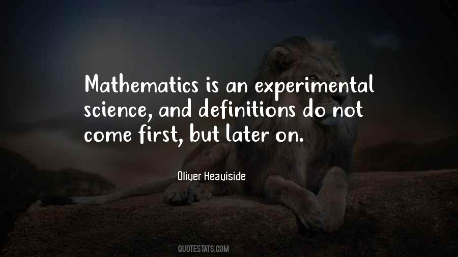 Experimental Science Quotes #1500120