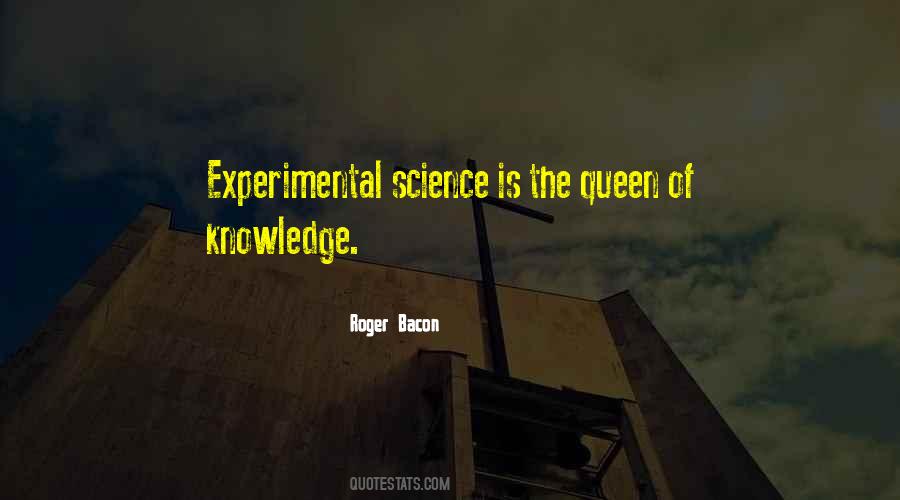 Experimental Science Quotes #1635661