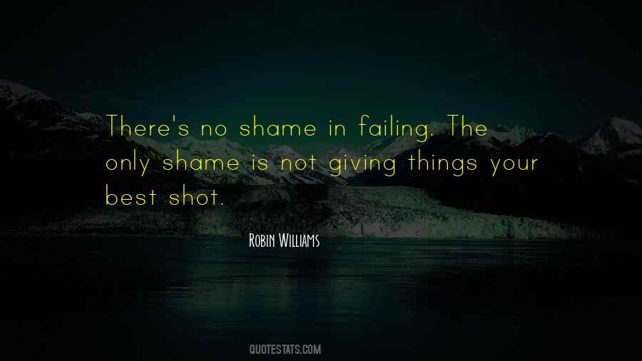 There Is No Shame Quotes #437690