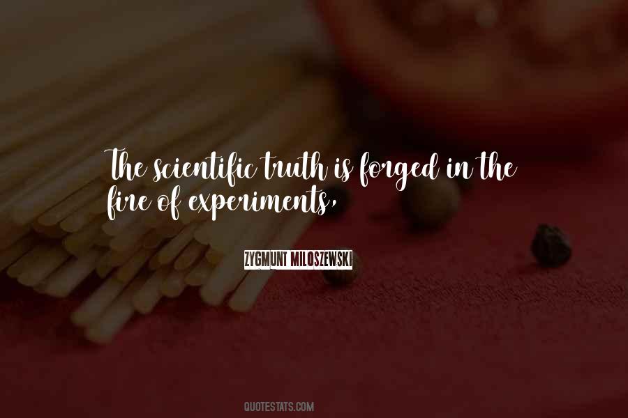 Experiments With Truth Quotes #1495006