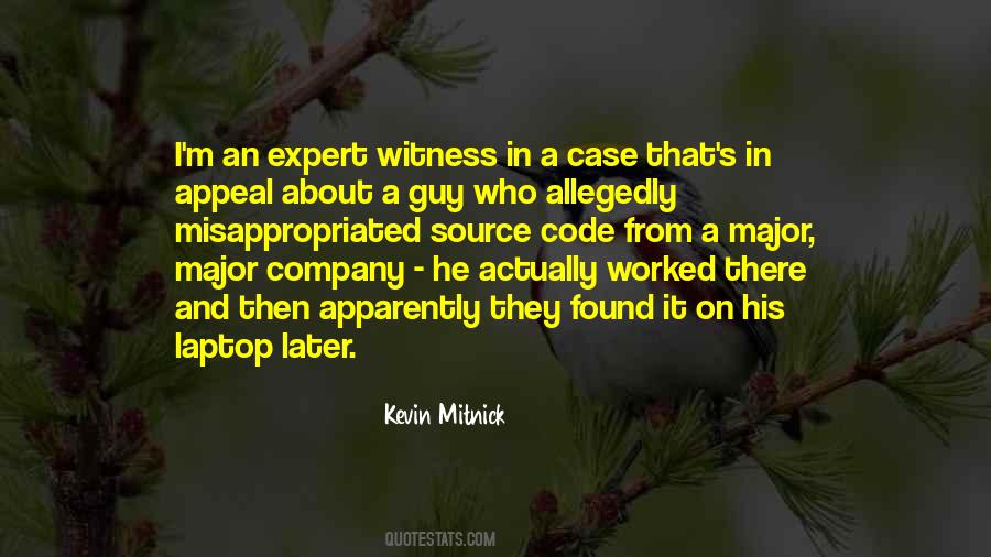 Expert Witness Quotes #584028