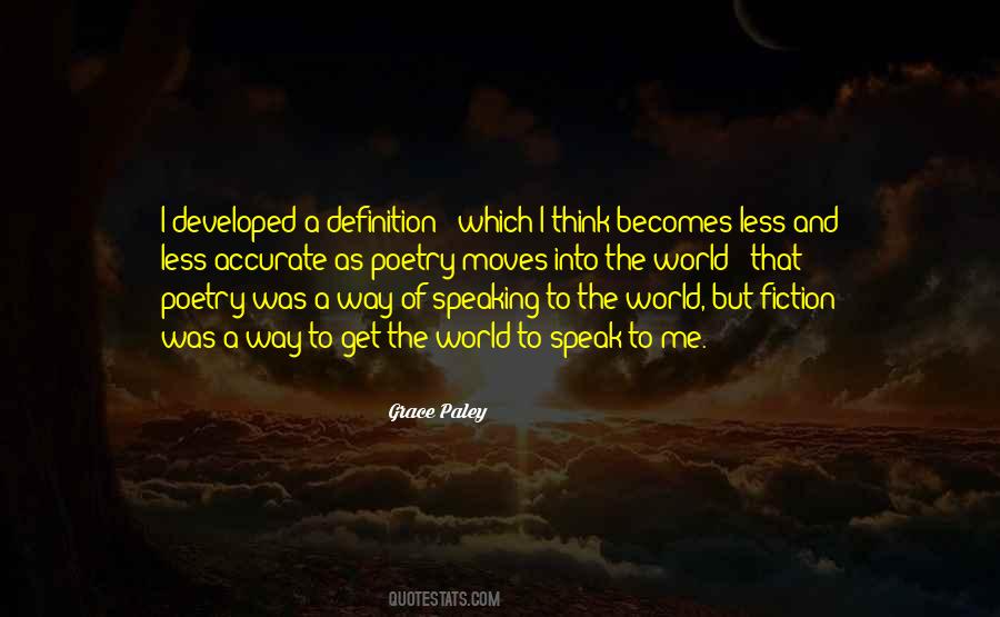 Poetry World Quotes #195439