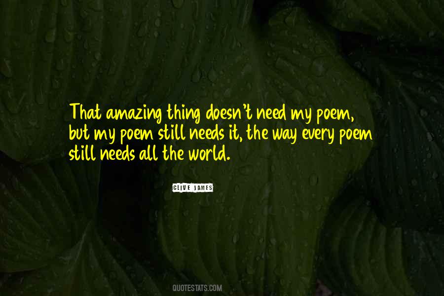 Poetry World Quotes #311921