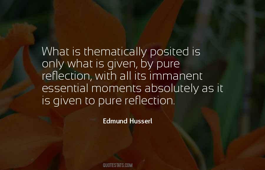 Moments Of Reflection Quotes #355861