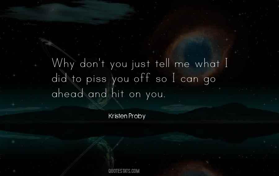 What You Did To Me Quotes #538220