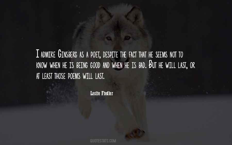 The Bad And The Good Quotes #152252