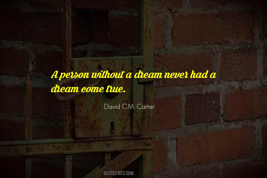 Without A Dream Quotes #829442