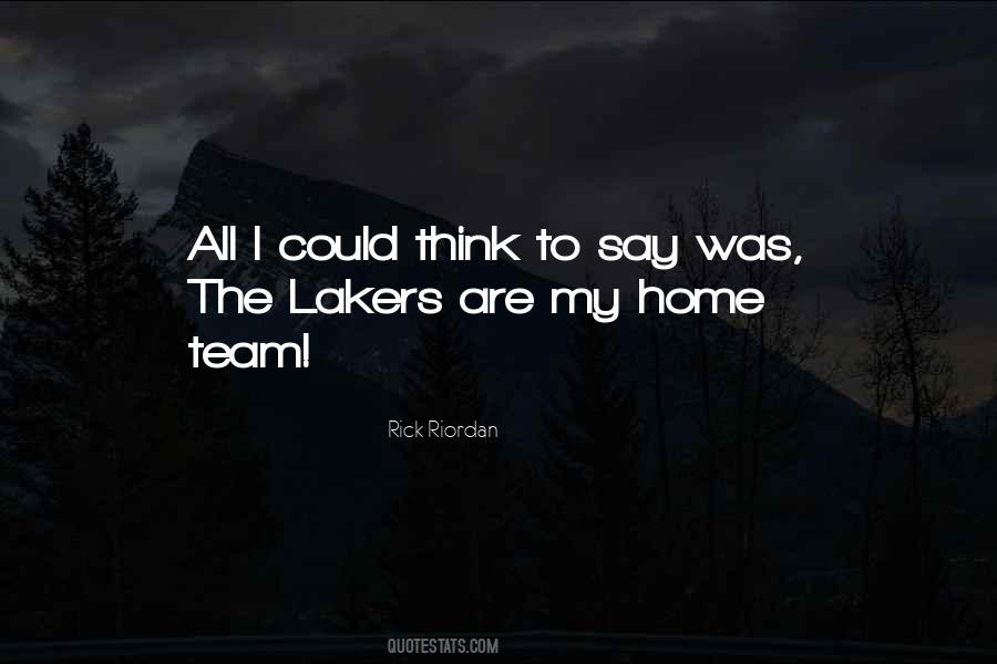 Quotes About The Lakers #889727
