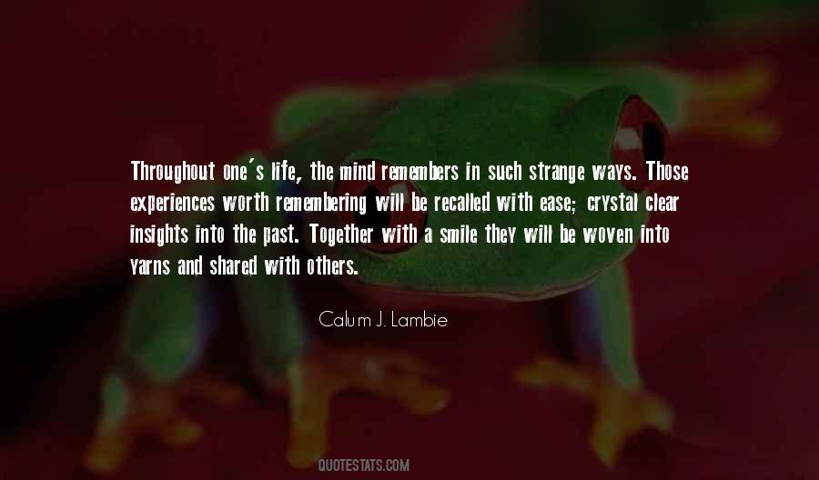 Past Smile Quotes #1845581