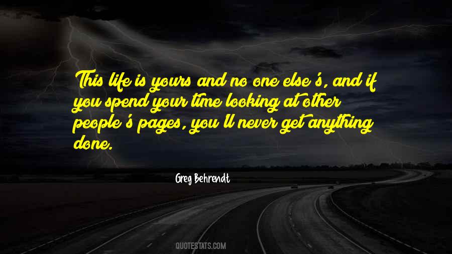 No One Else Is You Quotes #212935