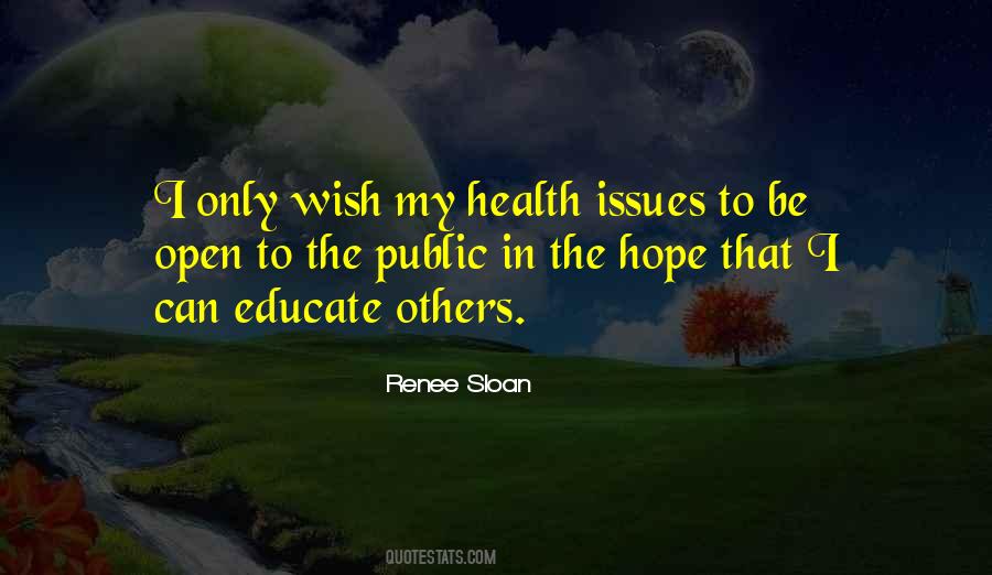 Health Hope Quotes #735437