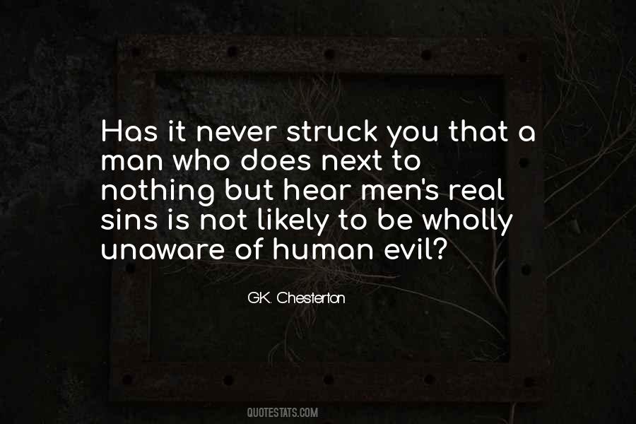 Quotes About Human Evil #1291120