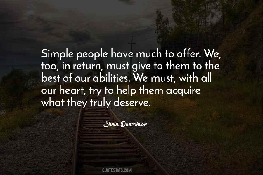 We Deserve The Best Quotes #297570