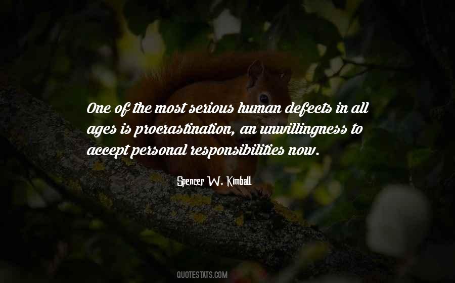 Quotes About Human Defects #594297