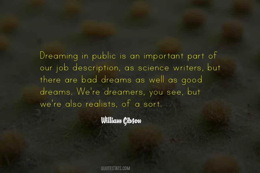 No Bad Dreams Quotes #1627494