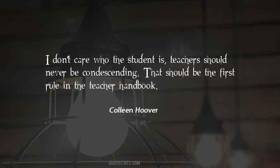 Teachers Care Quotes #1684020