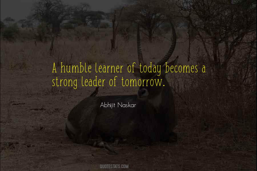 Humble Leader Quotes #1736196
