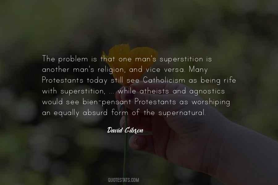 Religion And Superstition Quotes #1870926